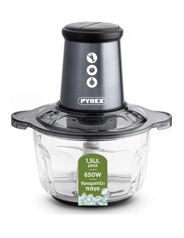 Pyrex SΒ-224 Πολυκόπτης Multi 650W Γυάλινο Δοχείο 1.5lt