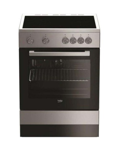 Beko FSM 67010 GX Κουζίνα 65lt με Κεραμικές Εστίες Inox