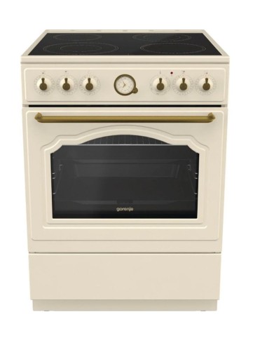 Gorenje ECS6250CLI Κουζίνα 71lt με Κεραμικές Εστίες Ivory