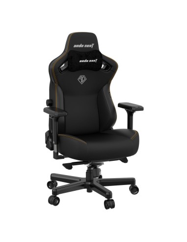 Anda Seat Kaiser III XL Καρέκλα Gaming Δερματίνης Elegant Black (AD12YDC-XL-01-B-PVC)(ΔΙΑΘΕΣΙΜΗ ΓΙΑ ΔΟΚΙΜΗ)