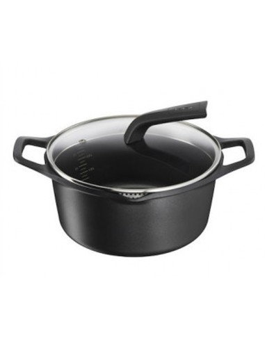 Tefal Robusto E24946 Βαθιά Κατσαρόλα από Χυτό Αλουμίνιο 24cm