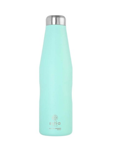 Estia Travel Flask Save The Aegean Μπουκάλι Θερμός Bermuda Green 750ml