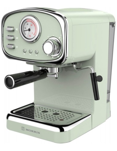 Morris R20807EMG Μηχανή Espresso 1100W Light Green