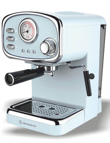 Morris R20809EMB Μηχανή Espresso 1100W Light Blue